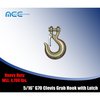 Tie 4 Safe G70 5/16" Clevis Slip Hook Flatbed Truck Trailer Transport Tow Chain Hook, 8PK FH407-516-8